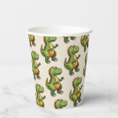 Dinosaur Birthday Papieren Bekers (Achterkant)