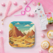 Dinosaur Birthday Papieren Bordje (Feest)