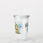 Dinosaur Birthday Party Acryl Drinkbeker (Voorkant)