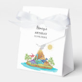 Dinosaur Birthday Party Bedankdoosjes (Voorkant Zijde)