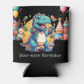 Dinosaur Birthday Party Blikjeskoeler (Voorkant)