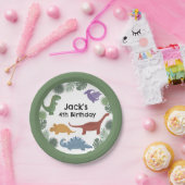 Dinosaur Birthday Party Borden Papieren Bordje (Feest)