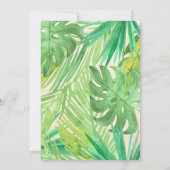 Dinosaur Birthday Party Dank u wel kaarten (Achterkant)