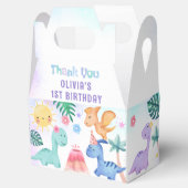 Dinosaur Birthday Party Favor Box Bedankdoosjes (Geopend)