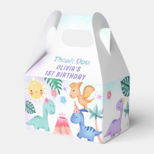 Dinosaur Birthday Party Favor Box Bedankdoosjes