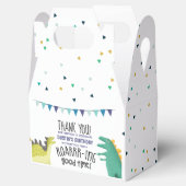 Dinosaur Birthday Party Favor Box Bedankdoosjes (Geopend)