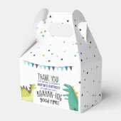 Dinosaur Birthday Party Favor Box Bedankdoosjes (Voorkant Zijde)
