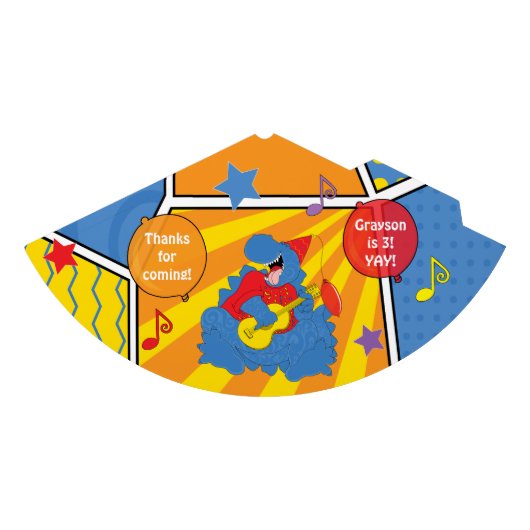 Dinosaur Birthday Party Feesthoedjes (Voorkant)