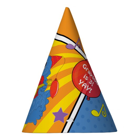 Dinosaur Birthday Party Feesthoedjes (Rechts)