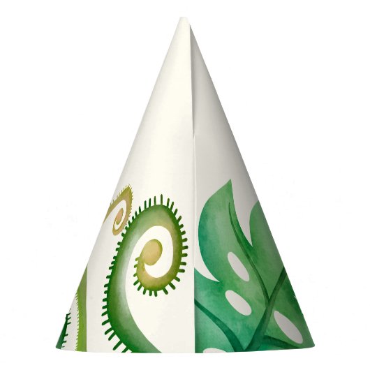 Dinosaur Birthday Party Feesthoedjes (Achterkant)