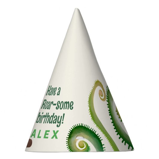 Dinosaur Birthday Party Feesthoedjes (Rechts)