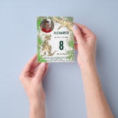 Dinosaur Birthday Party Foto Modern Budget Flyer (Hand)