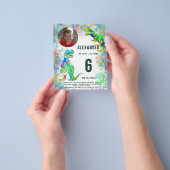 Dinosaur Birthday Party fotobudget Flyer (Hand)
