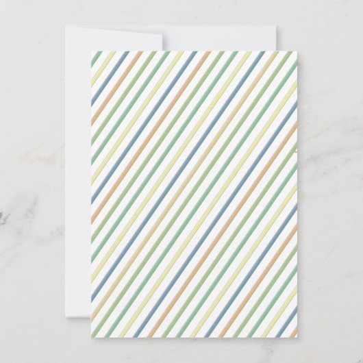 Dinosaur Birthday Party Invitation Kaart (Achterkant)