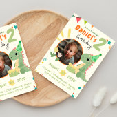 Dinosaur Birthday Party Invitation Kaart