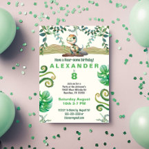 Dinosaur Birthday Party Invitation