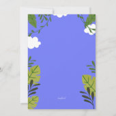 Dinosaur Birthday Party Invitations Kaart (Achterkant)