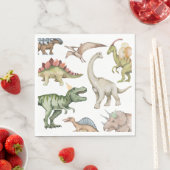 Dinosaur Birthday Party Napkins Servet (Insitu)