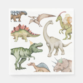 Dinosaur Birthday Party Napkins Servet