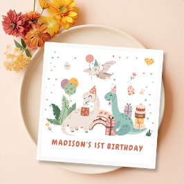 Dinosaur Birthday Party Napkins Servet