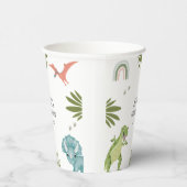 Dinosaur Birthday Party Papieren Bekers (Rechts)