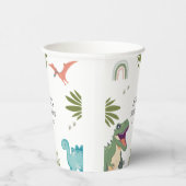 Dinosaur Birthday Party Papieren Bekers (Rechts)