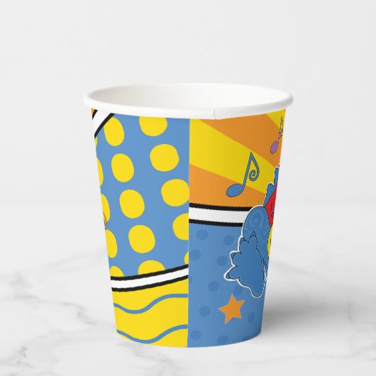 Dinosaur Birthday Party Papieren Bekers (Rechts)