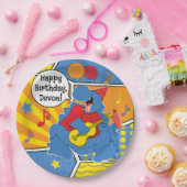 Dinosaur Birthday Party Papieren Bordje (Feest)