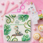 Dinosaur Birthday Party Papieren Bordje (Feest)