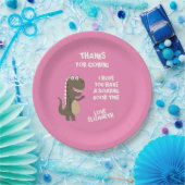 Dinosaur Birthday Party Papieren Bordje (Feest)