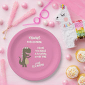 Dinosaur Birthday Party Papieren Bordje (Feest)