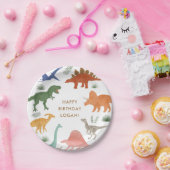 Dinosaur Birthday Party Papieren Bordje (Feest)