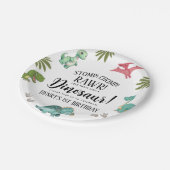 Dinosaur Birthday Party Papieren Bordje (Gekanteld)