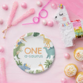 Dinosaur Birthday Party Papieren Bordje (Feest)
