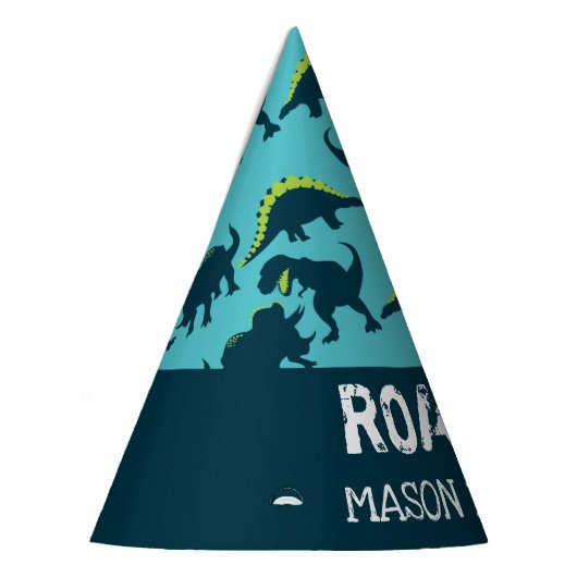 Dinosaur Birthday Party Petten Feesthoedjes (Links)