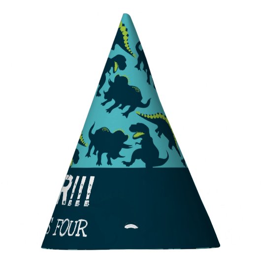 Dinosaur Birthday Party Petten Feesthoedjes (Rechts)