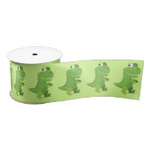 Dinosaur Birthday Party Satijnen Lint (Spoel)