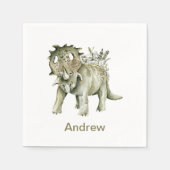 Dinosaur Birthday Party Servet (Voorkant)