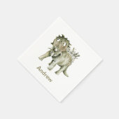 Dinosaur Birthday Party Servet (Hoek)