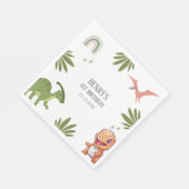 Dinosaur Birthday Party Servet (Hoek)