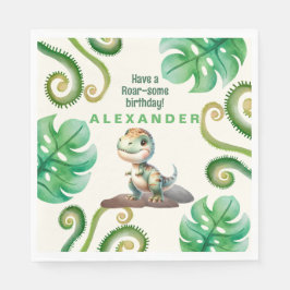 Dinosaur Birthday Party Servet