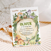 Dinosaur Birthday Party | Stomp Chomp Roar Kaart