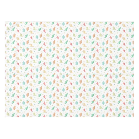 Dinosaur Birthday Party Tafelkleed (Voorkant (Horizontaal))