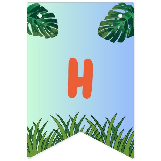 Dinosaur Birthday Party Vlaggetjes (Tweede vlag)