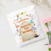 Dinosaur Birthday Party with Giant Dino Egg Bedankzakje (Gezegeld)