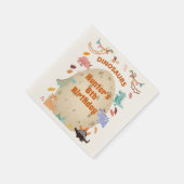 Dinosaur Birthday Party with Giant Dino Egg Servet (Hoek)