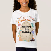 Dinosaur Birthday Party with Giant Dino Egg T-shirt (Voorkant)