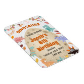 Dinosaur Birthday Party with Large Dino Egg Magneet (Rechterzijde)