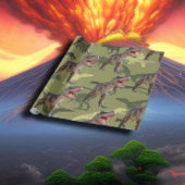 Dinosaur Birthday Pattern Jurassic World Cadeaupapier