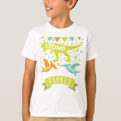 Dinosaur Birthday Personalized T-shirt (Voorkant)